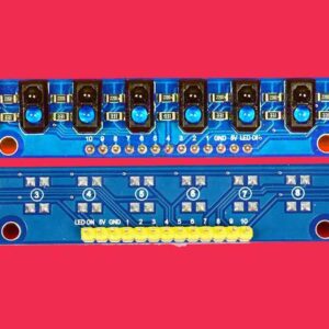 Alternative view of Analog IR Sensor Array 10